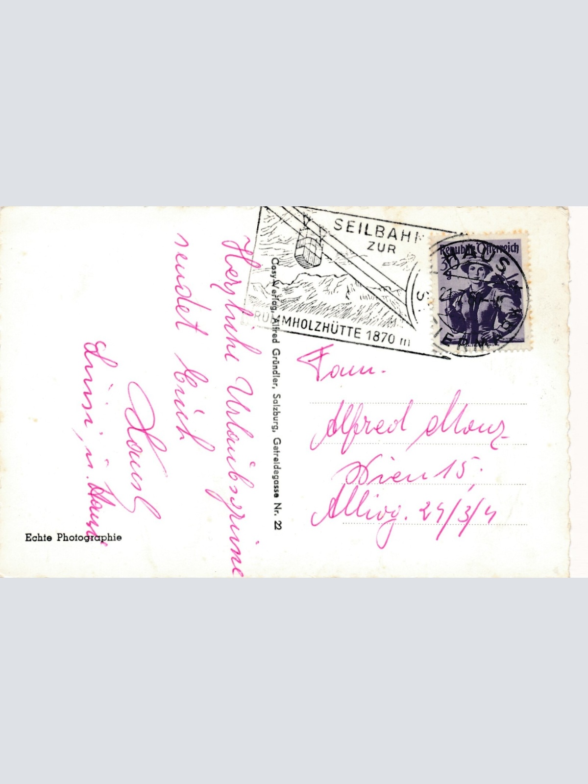 AK aus Markt Haus Steiermark Ansichtskarte (13107)