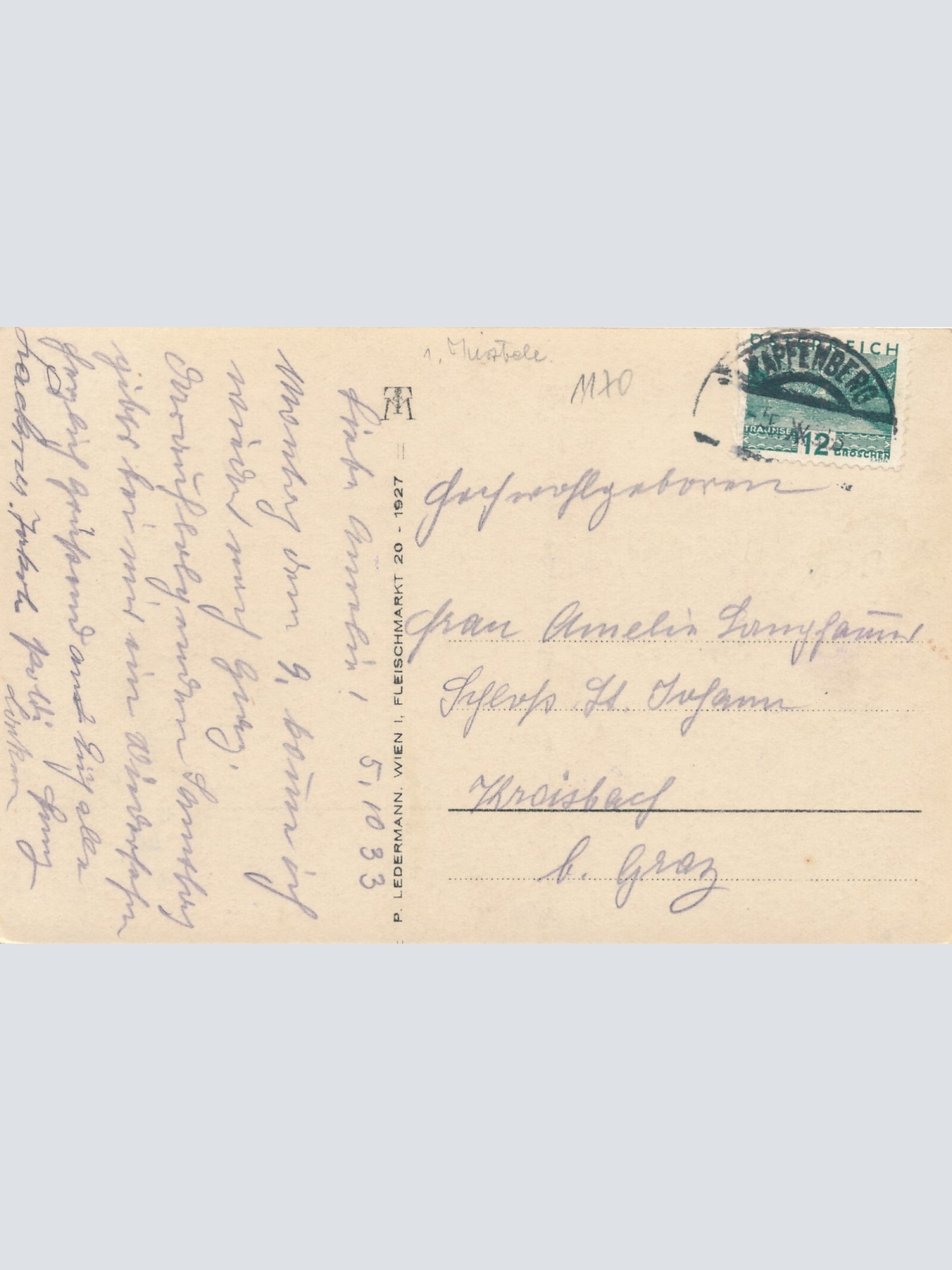 AK aus St. Marein mit Schloss Graschnitz Steiermark Ansichtskarte (13083)