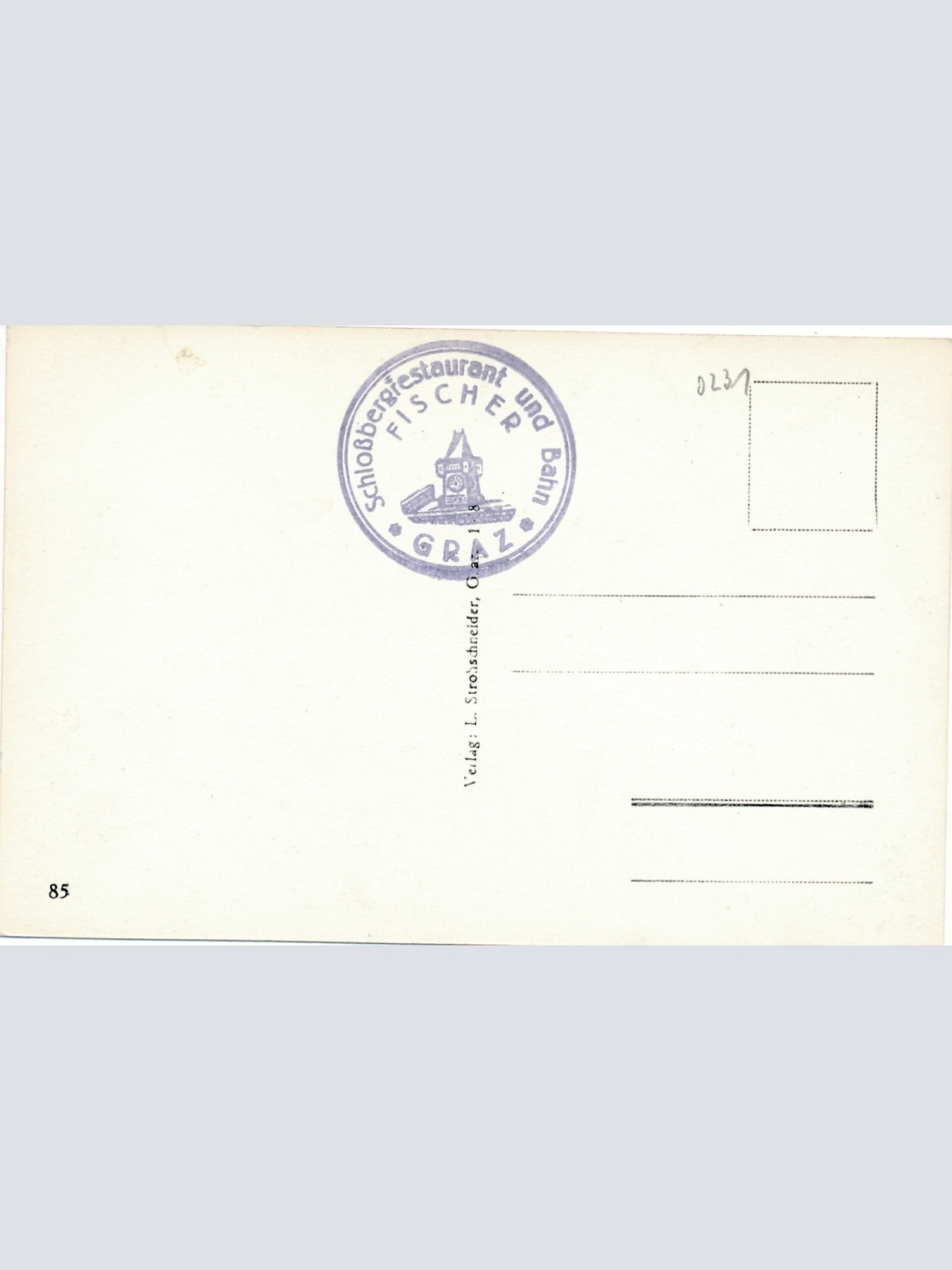 AK aus Graz mit Schlossberg Steiermark Ansichtskarte (13088)