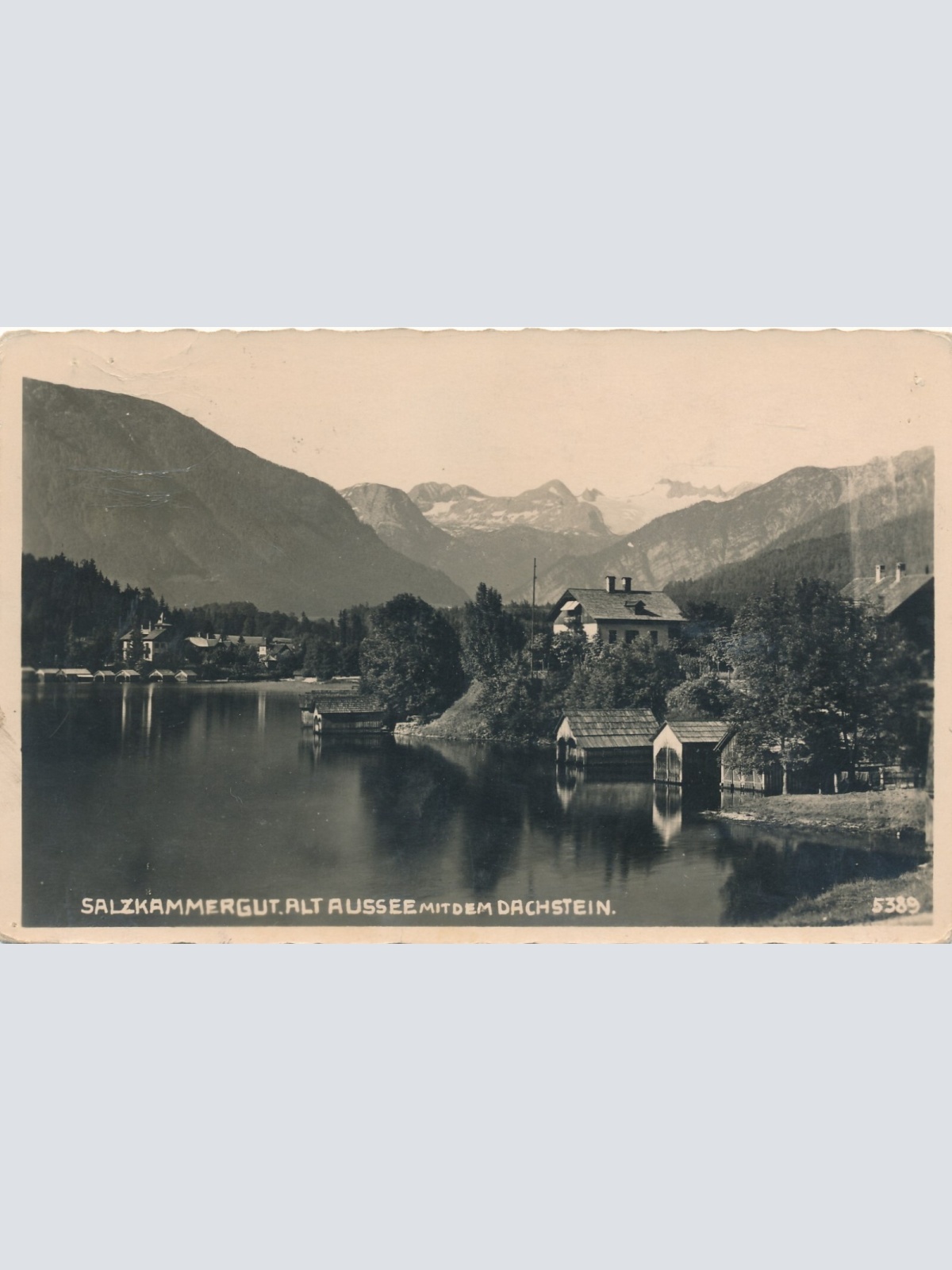 AK aus Altaussee mit Dachstein Steiermark Ansichtskarte (13191)
