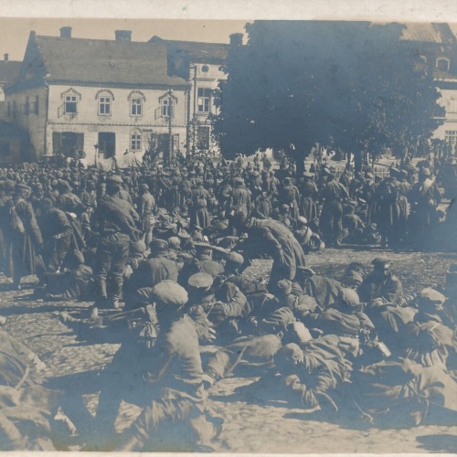 AK Russische Gefangene Ansichtskarte (11863)