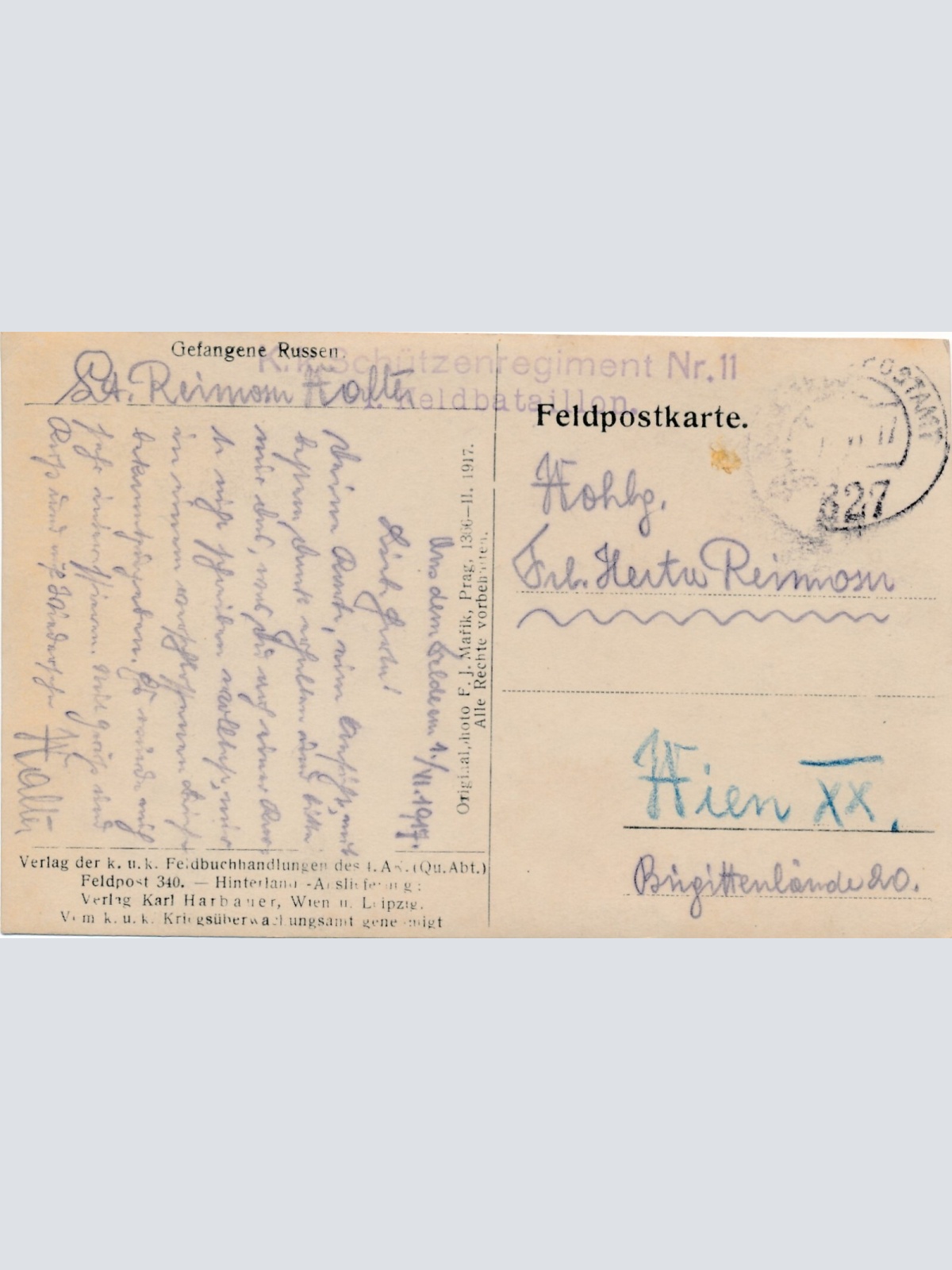 AK Russische Gefangene Ansichtskarte (11863)