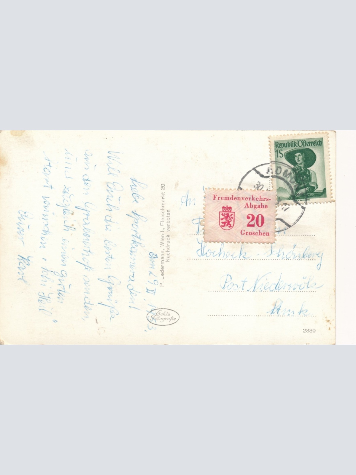 AK aus Admont mit Landwirtschaftsschule Steiermark Ansichtskarte (13179)