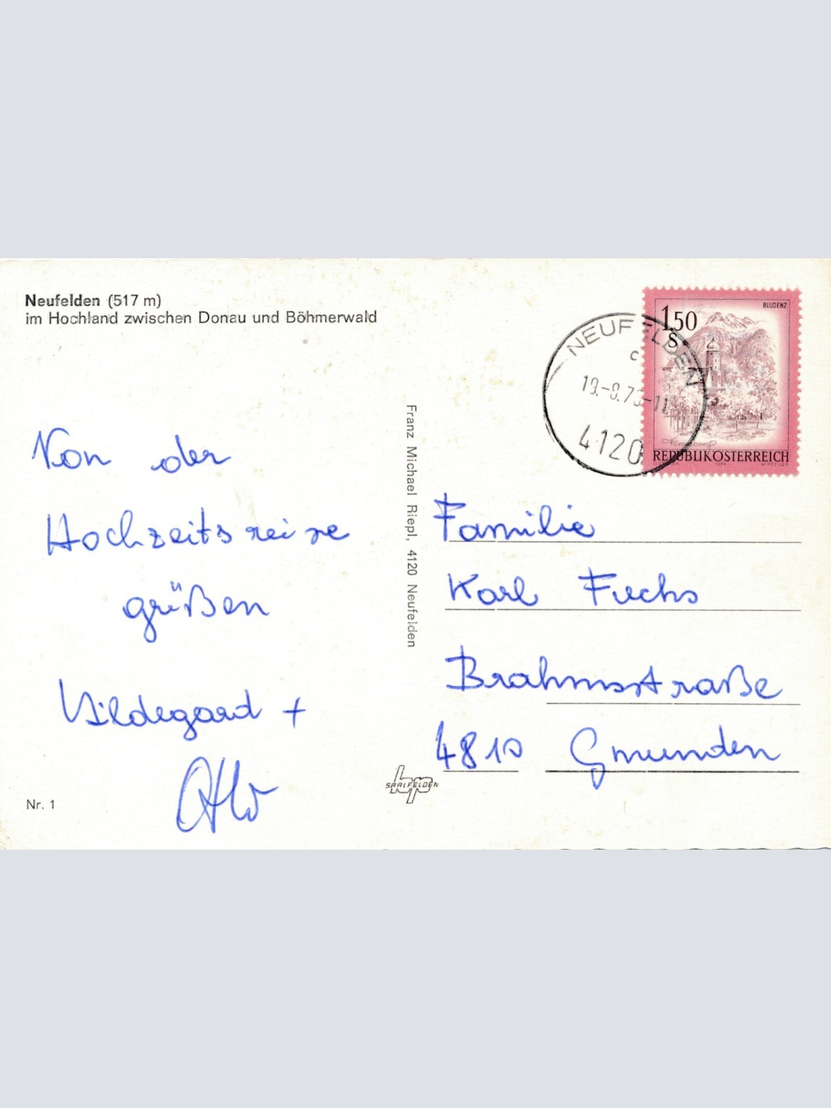 AK aus Neufelden Oberösterreich Ansichtskarte (J376)