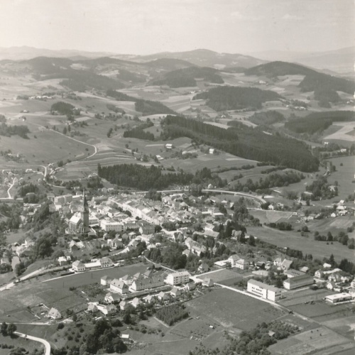 AK aus Haslach Luftbild Nr. 20 Oberösterreich Ansichtskarte (12944)