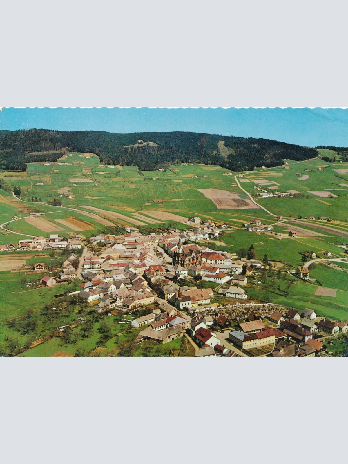 AK aus Aigen Oberösterreich Fliegerfoto Ansichtskarte (J391)