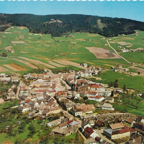 AK aus Aigen Oberösterreich Fliegerfoto Ansichtskarte (J391)