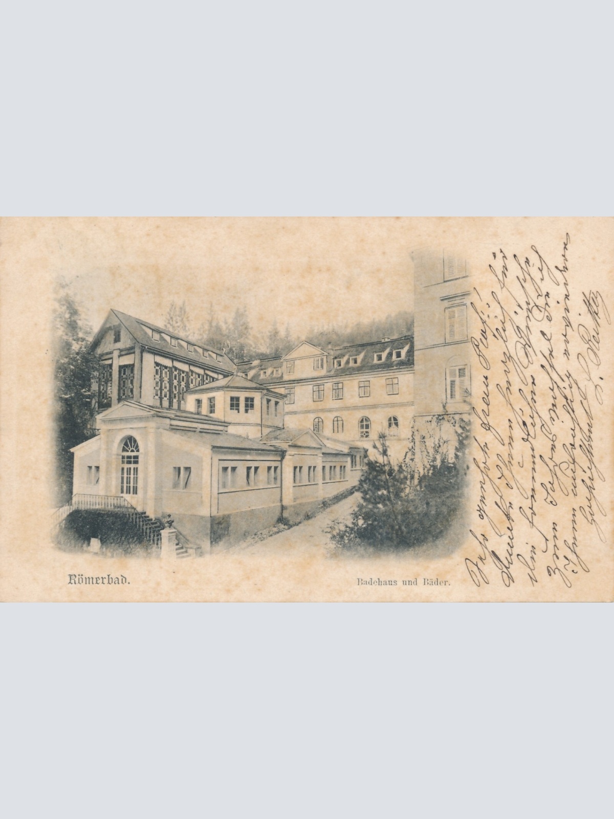 AK vom Römerbad Badehaus Steiermark Ansichtskarte (13017)