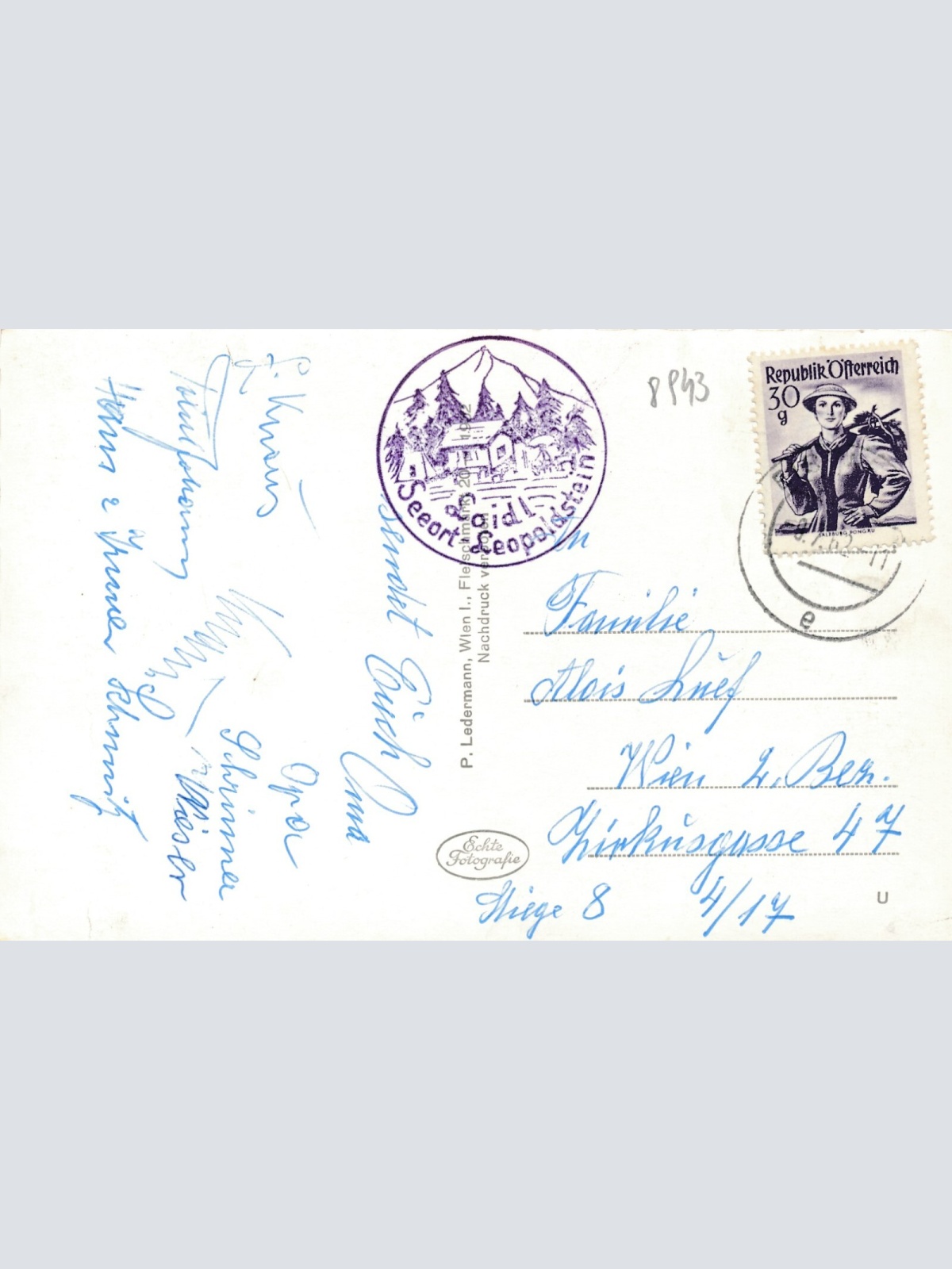 AK vom Leopoldsteiner - See Steiermark Ansichtskarte (13001)