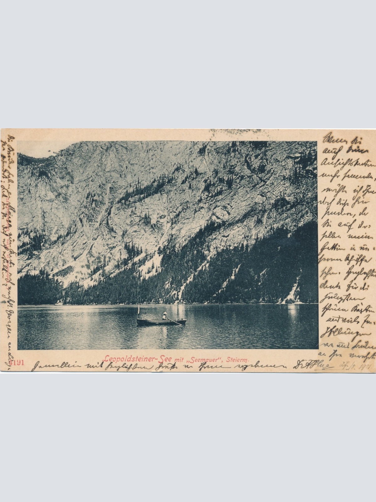 AK vom Leopoldsteiner - See Steiermark Ansichtskarte (13007)