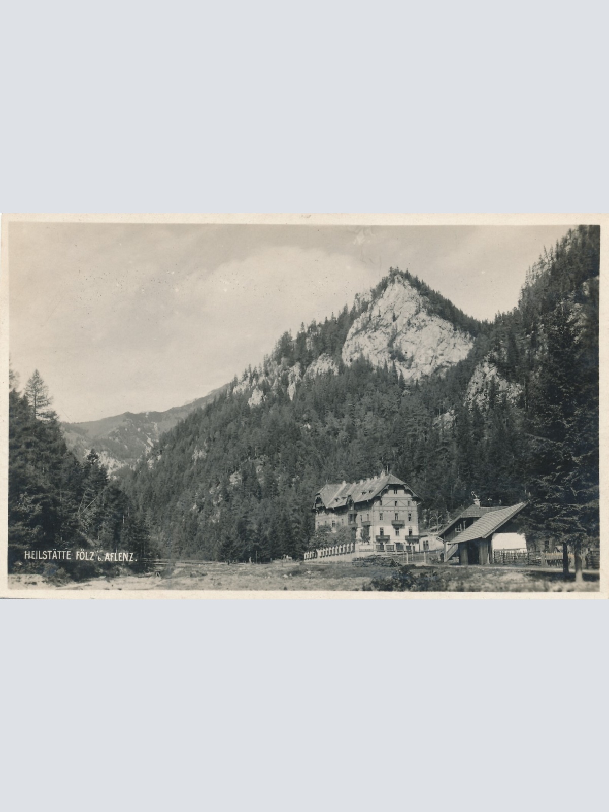 AK aus Aflenz mit Heilstätte Fölz Steiermark Ansichtskarte (13046)