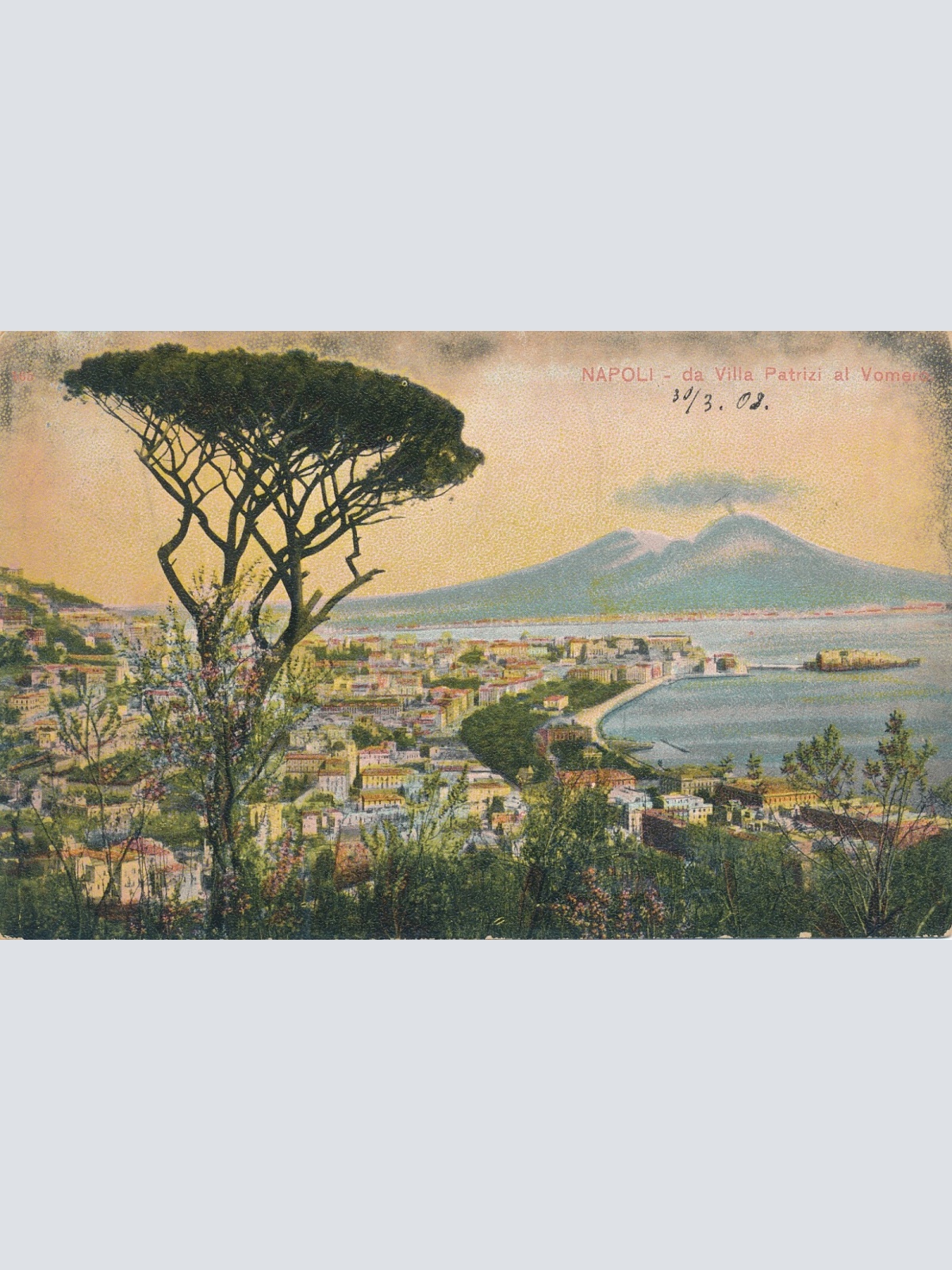 AK aus Napoli da Villa Patrizi al Vomera Italien Ansichtskarte (13442)