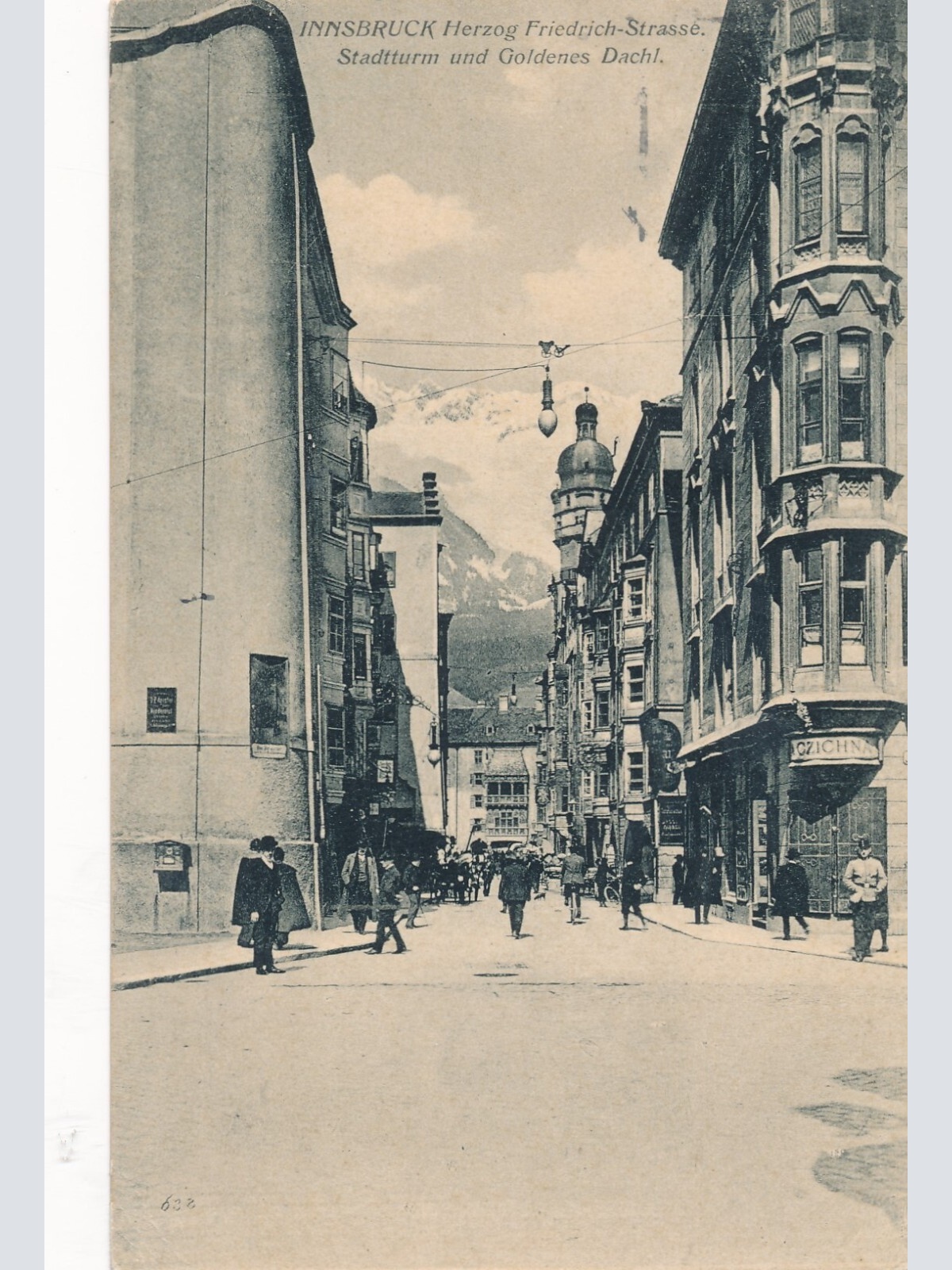 AK aus Innsbruck Herzog Friedrich Strasse Tirol Ansichtskarte (13437)