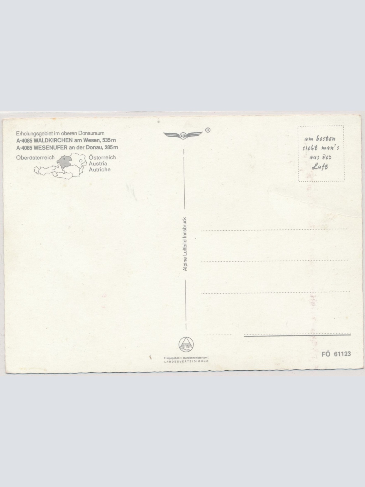 AK, Waldkirchen am Wesen, Oberösterreich (S3027)