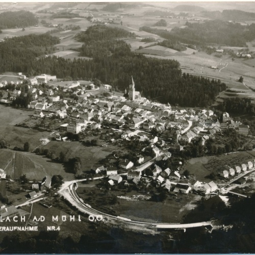 AK aus Haslach Fliegeraufnahme Nr. 4 Oberösterreich Ansichtskarte (12959)