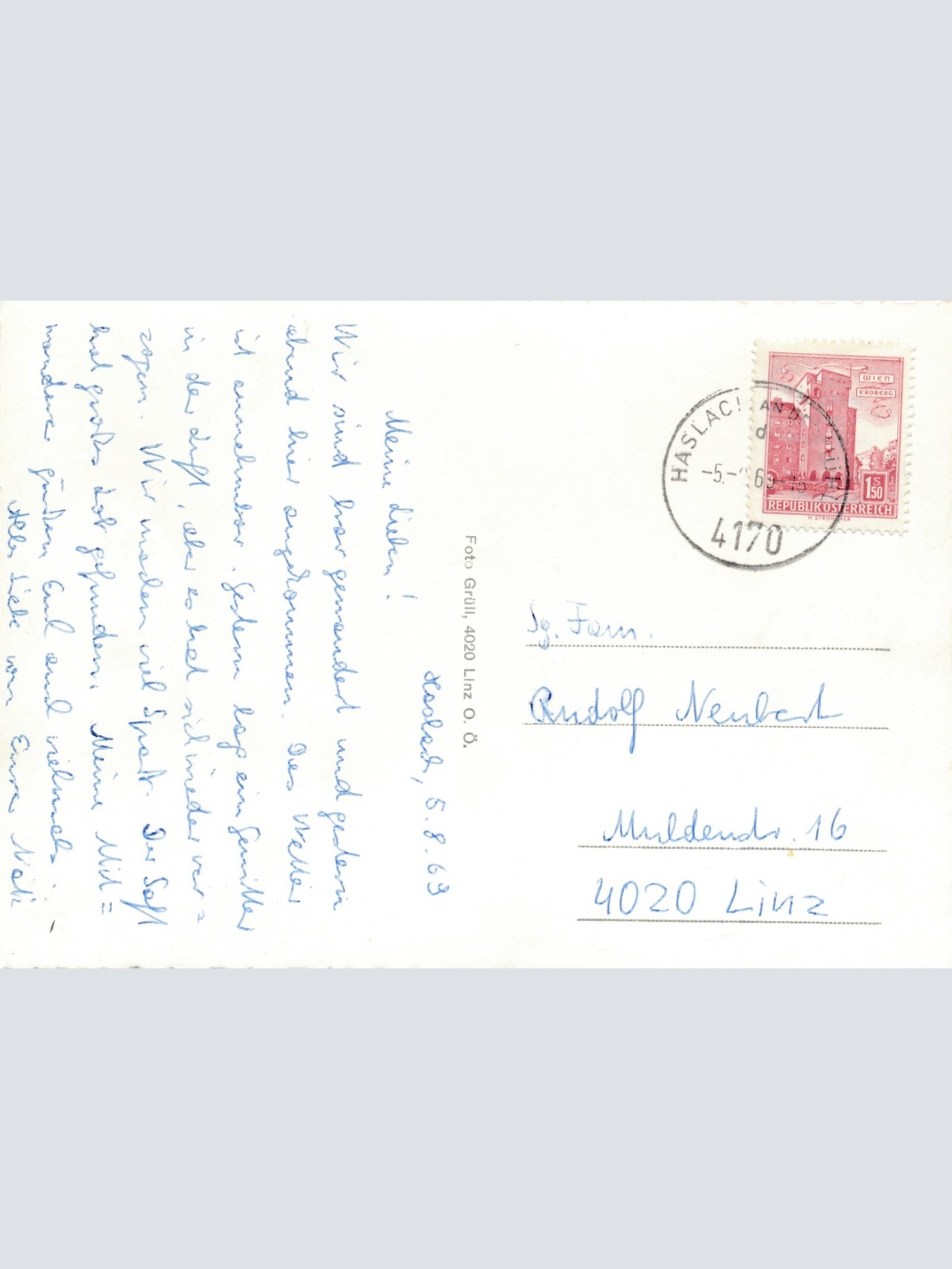 AK aus Haslach Oberösterreich Ansichtskarte (12960)