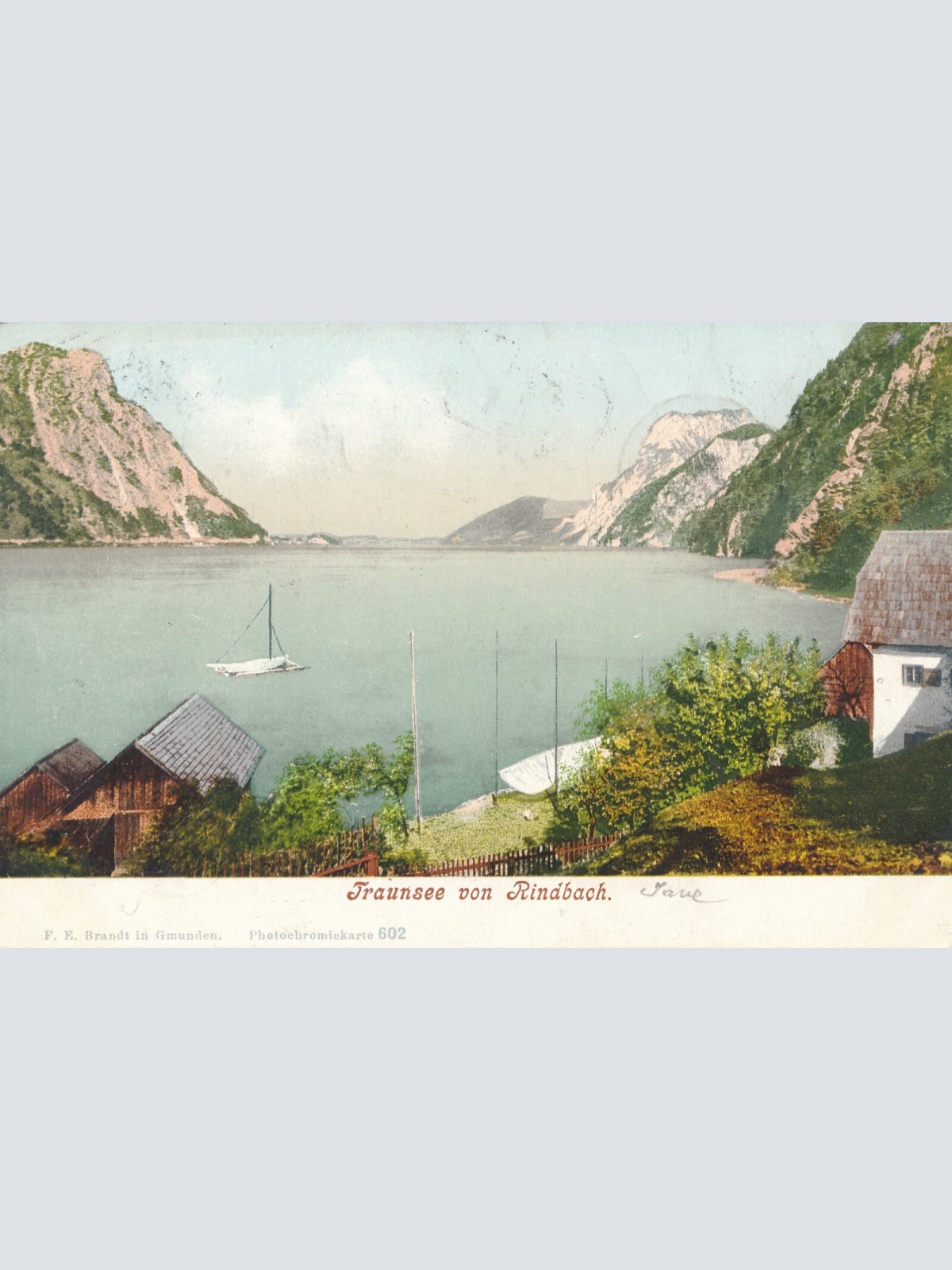 AK, Traunsee von Rindbach, Oberösterreich (S3120)