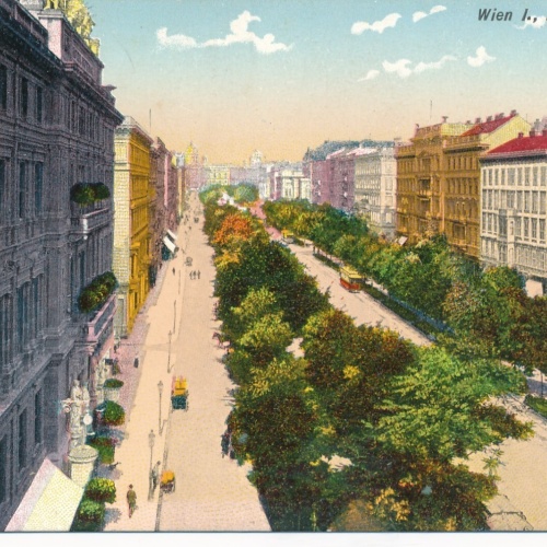 AK aus Wien Kärntnerring Ansichtskarte (13409)