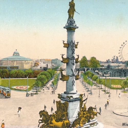 AK aus Wien Praterstern Ansichtskarte (13410)