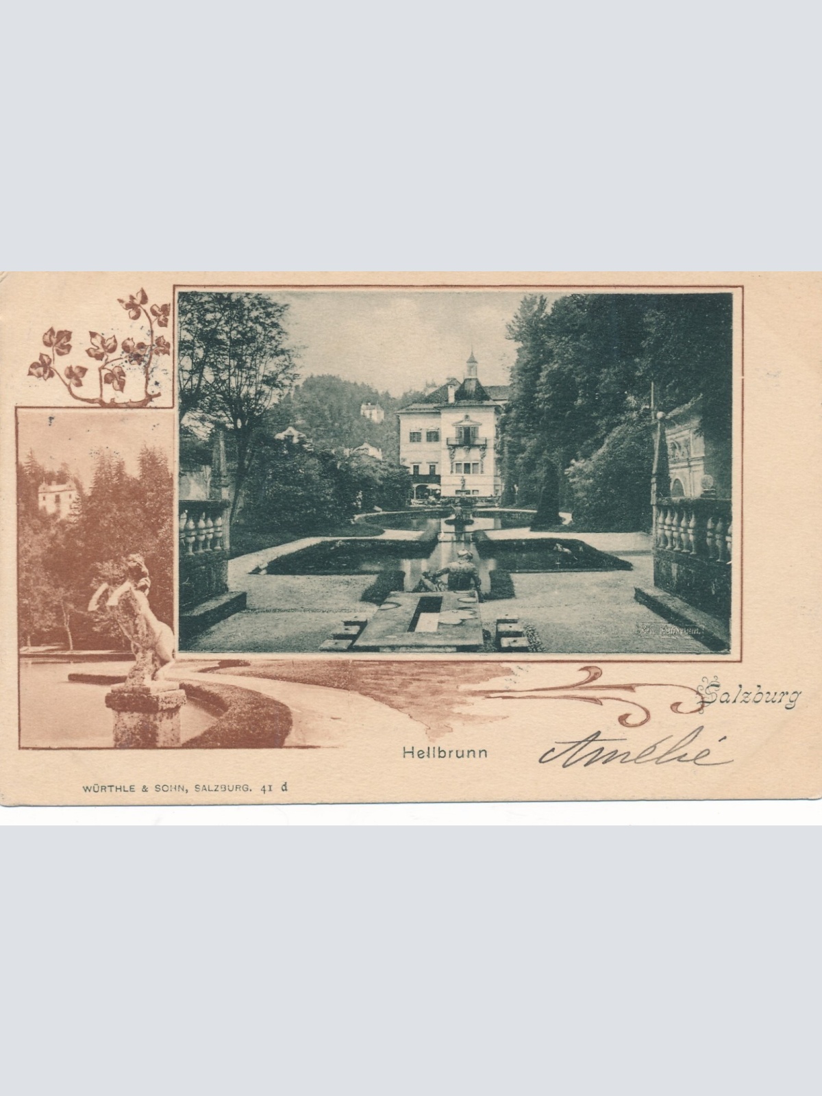 AK aus Salzburg Hellbrunn Ansichtskarte (13412)