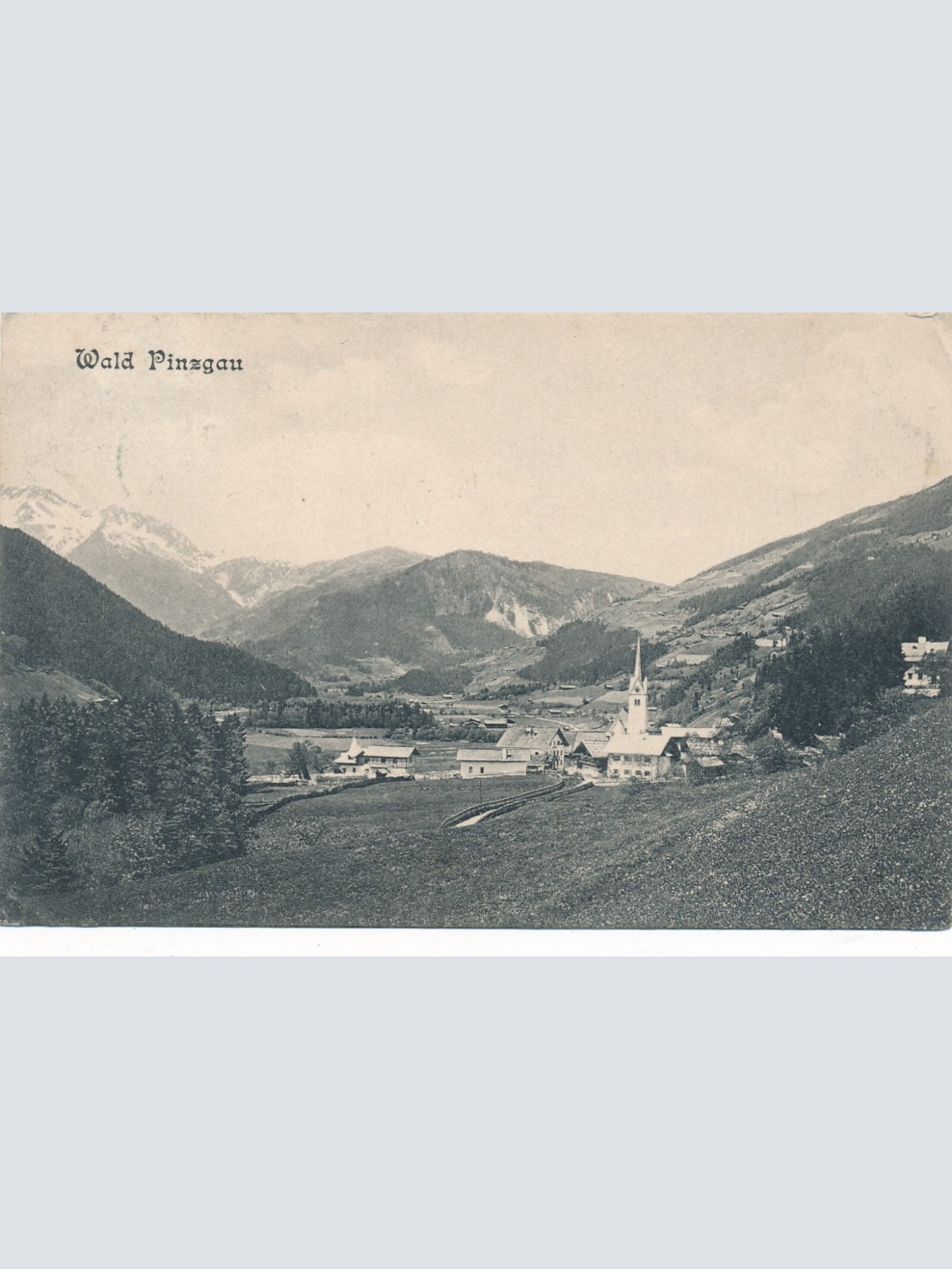 AK aus Wald Pinzgau Salzburg Ansichtskarte (13418)