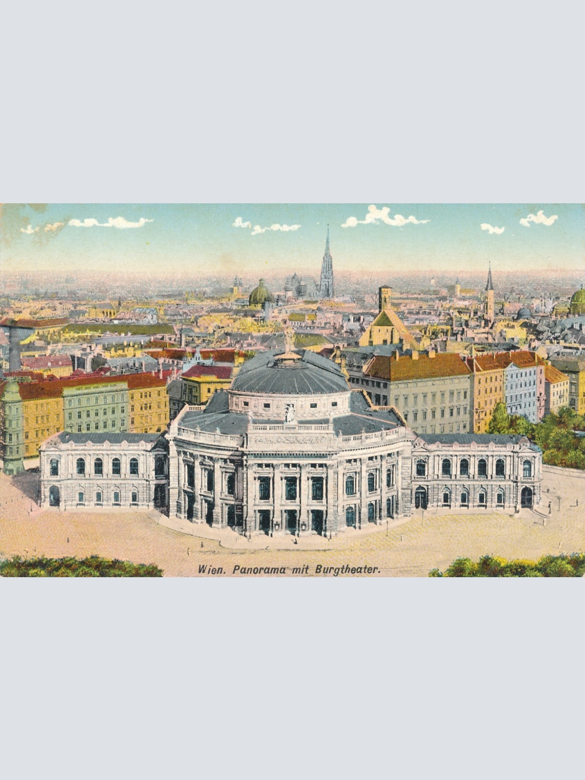 AK aus Wien Burgtheater Ansichtskarte (13406)