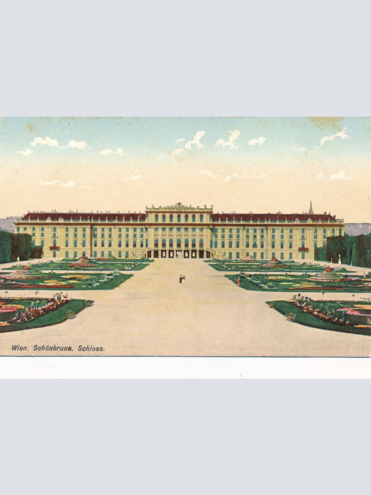 AK aus Wien Schönbrunn mit Schloss Ansichtskarte (13395)
