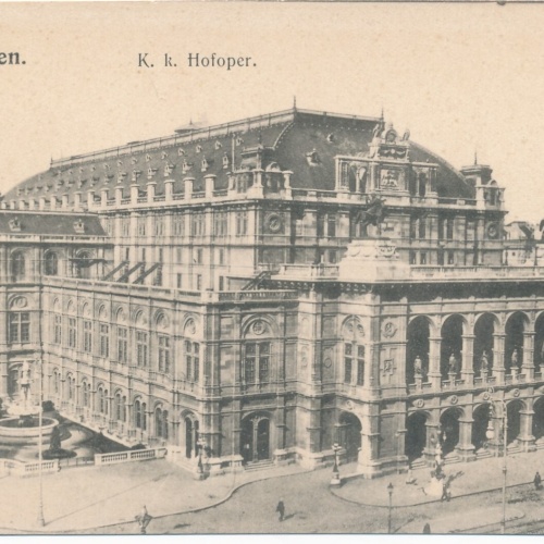 AK aus Wien K.K. Hofoper Ansichtskarte (13397)