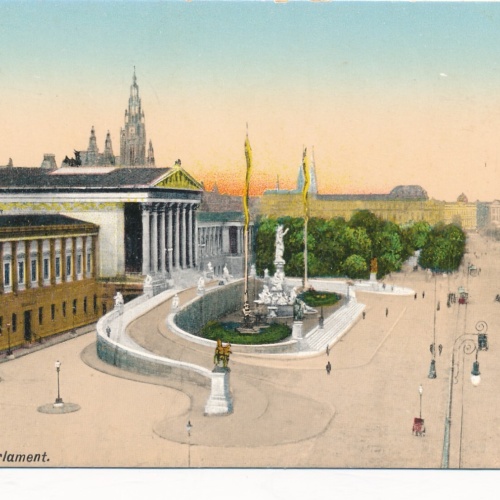 AK aus Wien Parlament Ansichtskarte (13399)