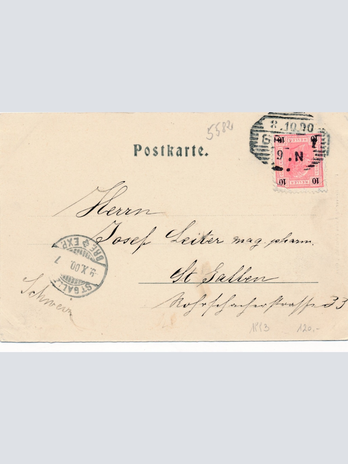 AK aus Graz Frank Denkmal im Stadtpark Steiermark Ansichtskarte (13455)