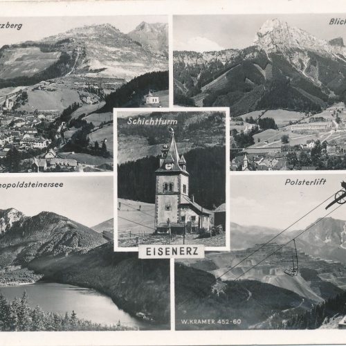 AK aus Eisenerz Mehrbildkarte Steiermark Ansichtskarte (13498)