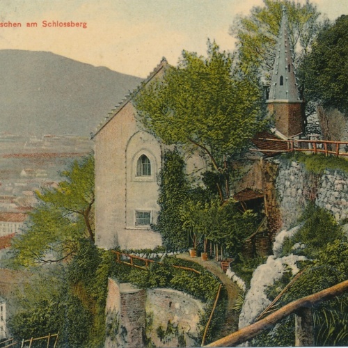 AK aus Graz Starkenhäuschen am Schlossberg Steiermark Ansichtskarte (13462)