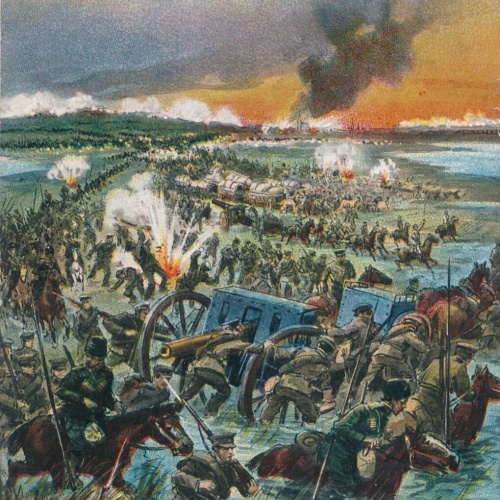 AK Siegreiche Schlacht an der Ostpr. Grenze Ansichtskarte (13514)