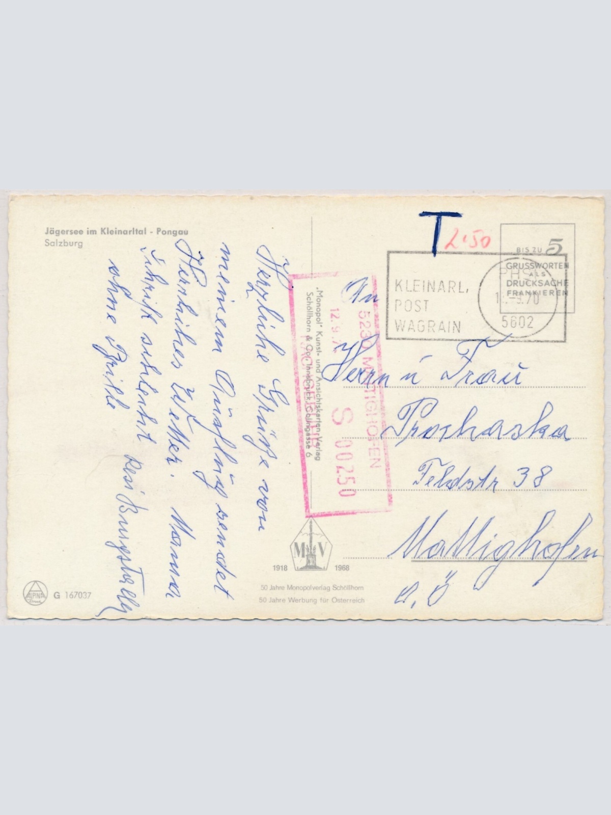 AK, Kleinarl, Salzburg (S3192)