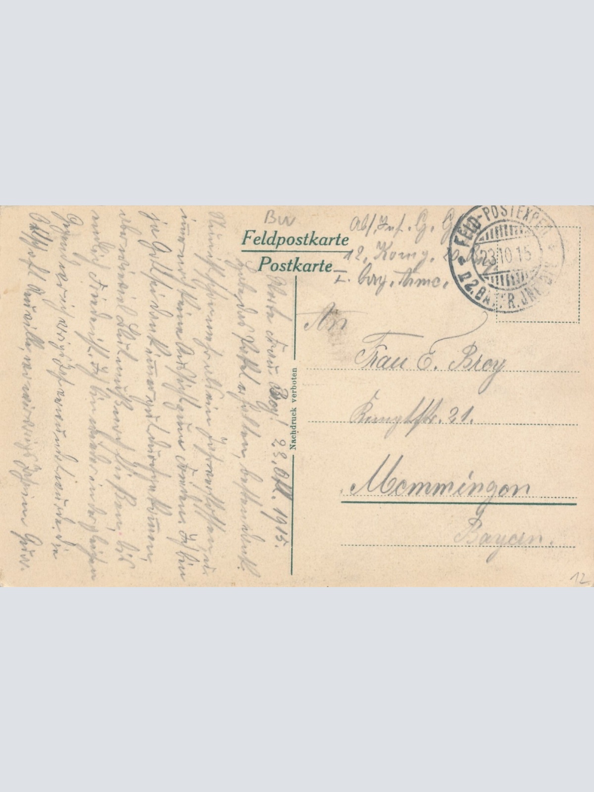 AK aus Bsus Baden - Württemberg Nord und Süd Seite Ansichtskarte (11795)