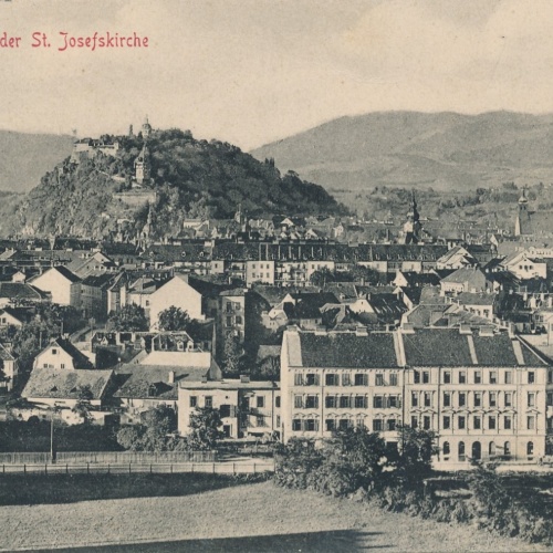 AK aus Graz von der St. Josefkirche Steiermark Ansichtskarte (13451)