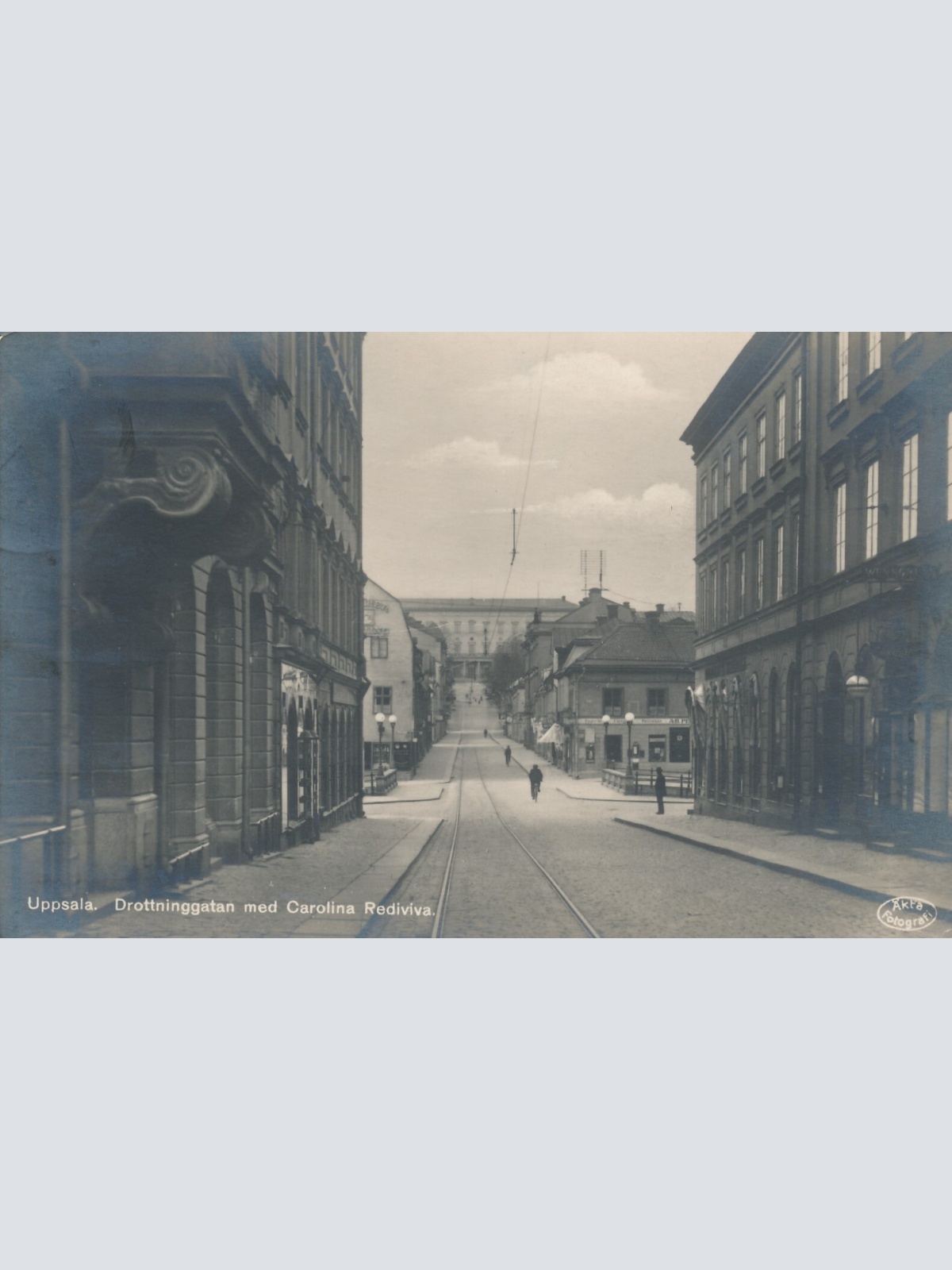 AK aus Uppsala Drottninggatan Schweden Ansichtskarte (12512)