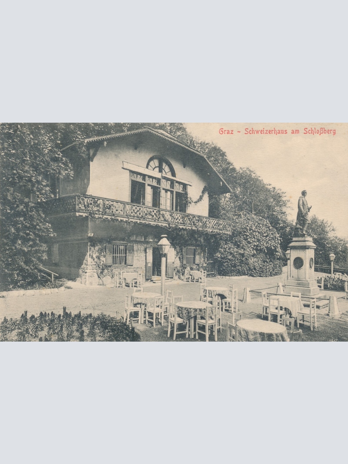 AK aus Graz Schweizerhaus am Schloßberg Steiermark Ansichtskarte (13240)