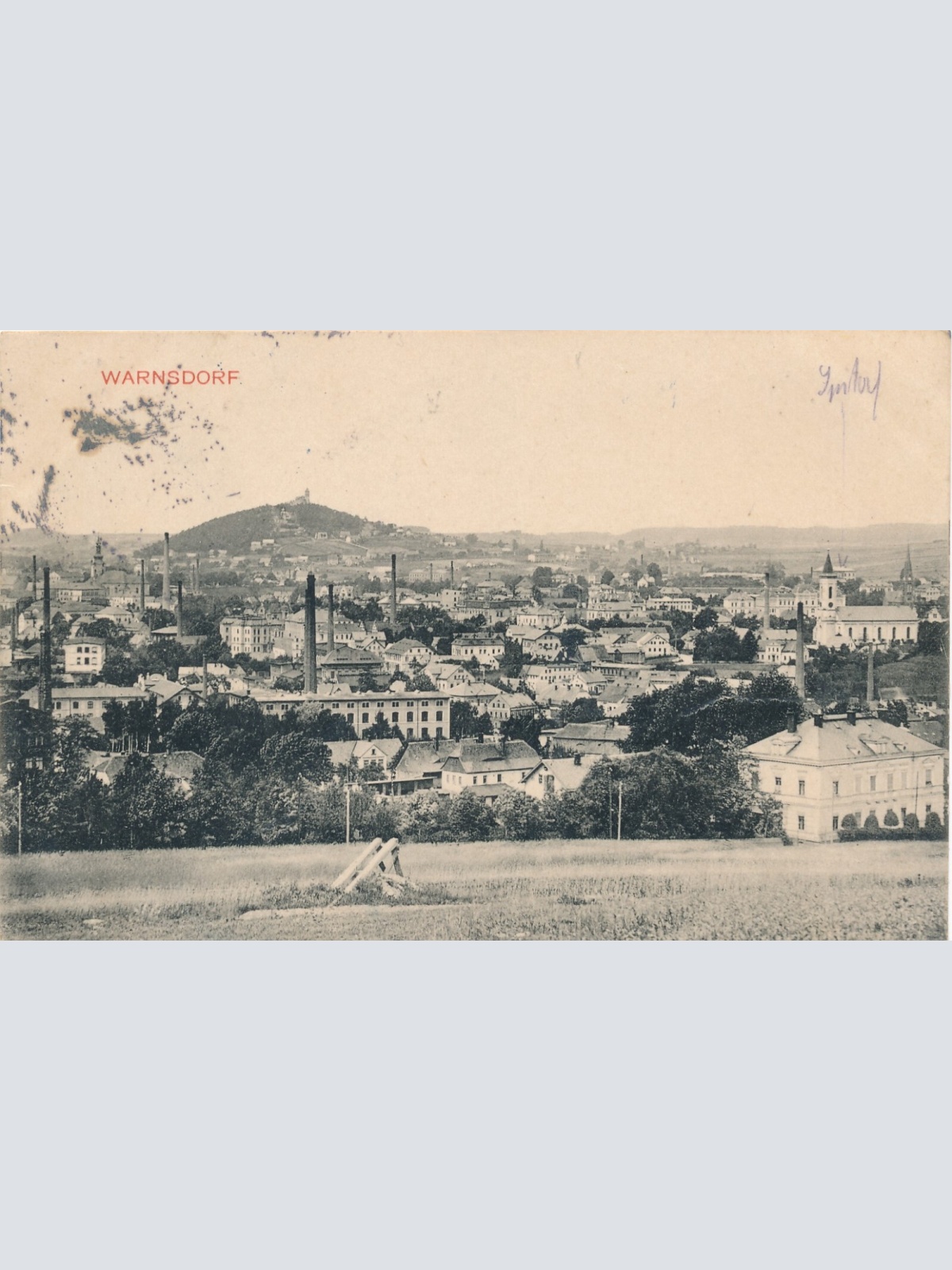 AK aus Warnsdorf Tschechoslowakei Ansichtskarte (13430)