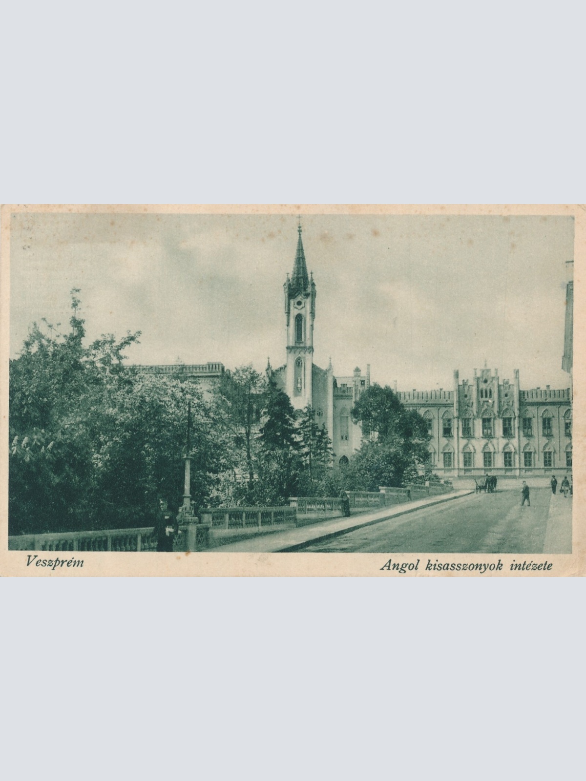 AK aus Veszprem Angol kisasszonyok intezete Ungarn Ansichtskarte (12822)