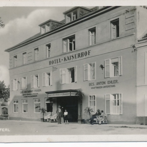 AK aus Maria Taferl mit Hotel Kaiserhof Ansichtskarte (12975)