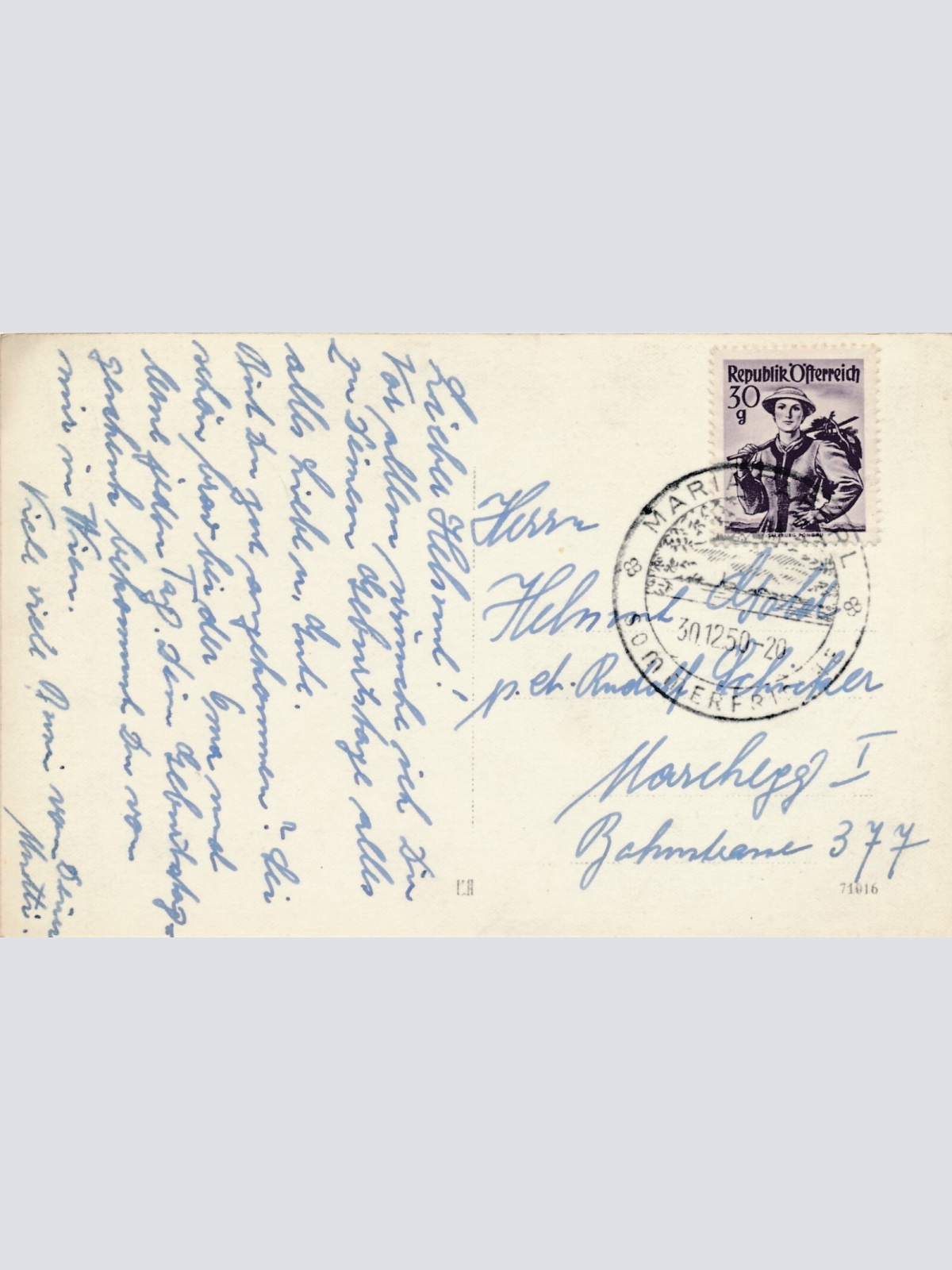 AK aus Maria Taferl mit Hotel Kaiserhof Ansichtskarte (12975)