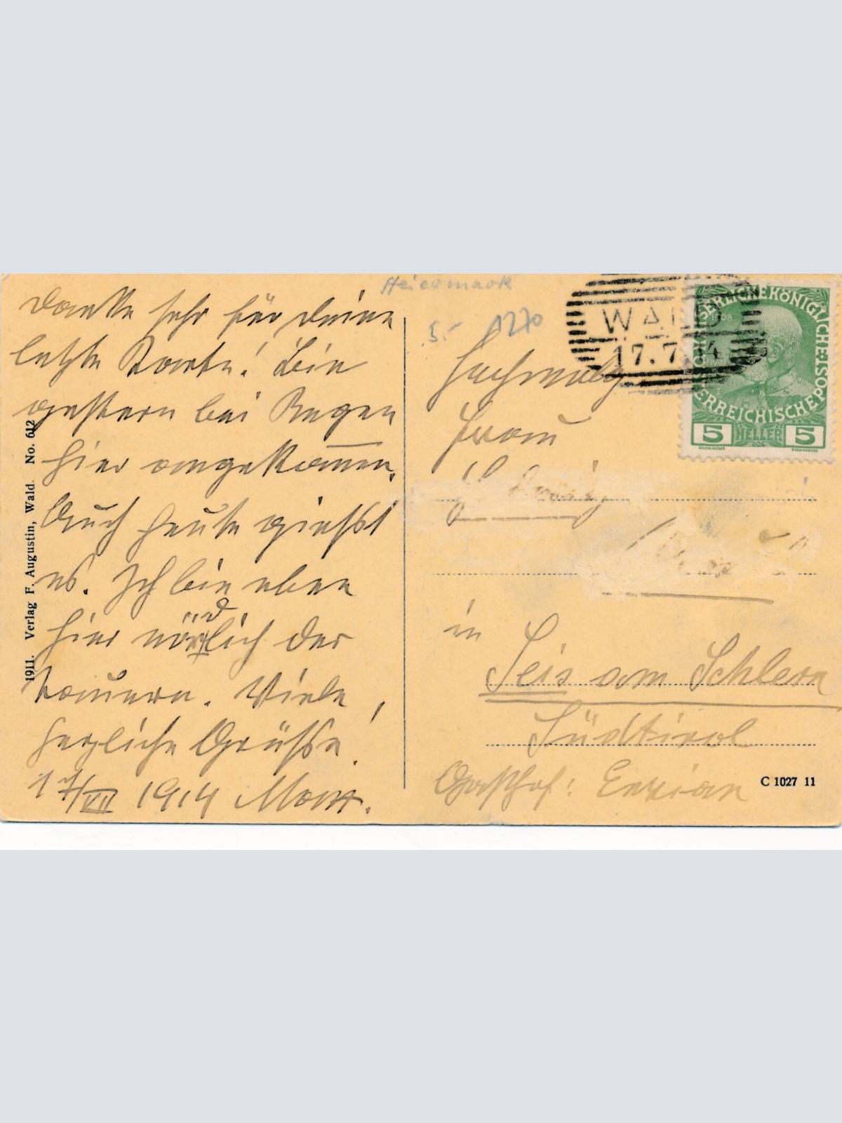 AK aus Wald Obersteiermark Steiermark Ansichtskarte (13479)