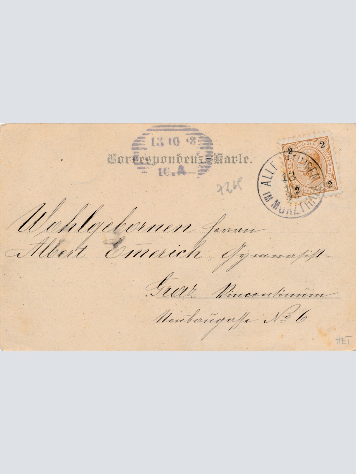 AK aus St. Lorenzen im Mürzthal Steiermark Ansichtskarte (13389)