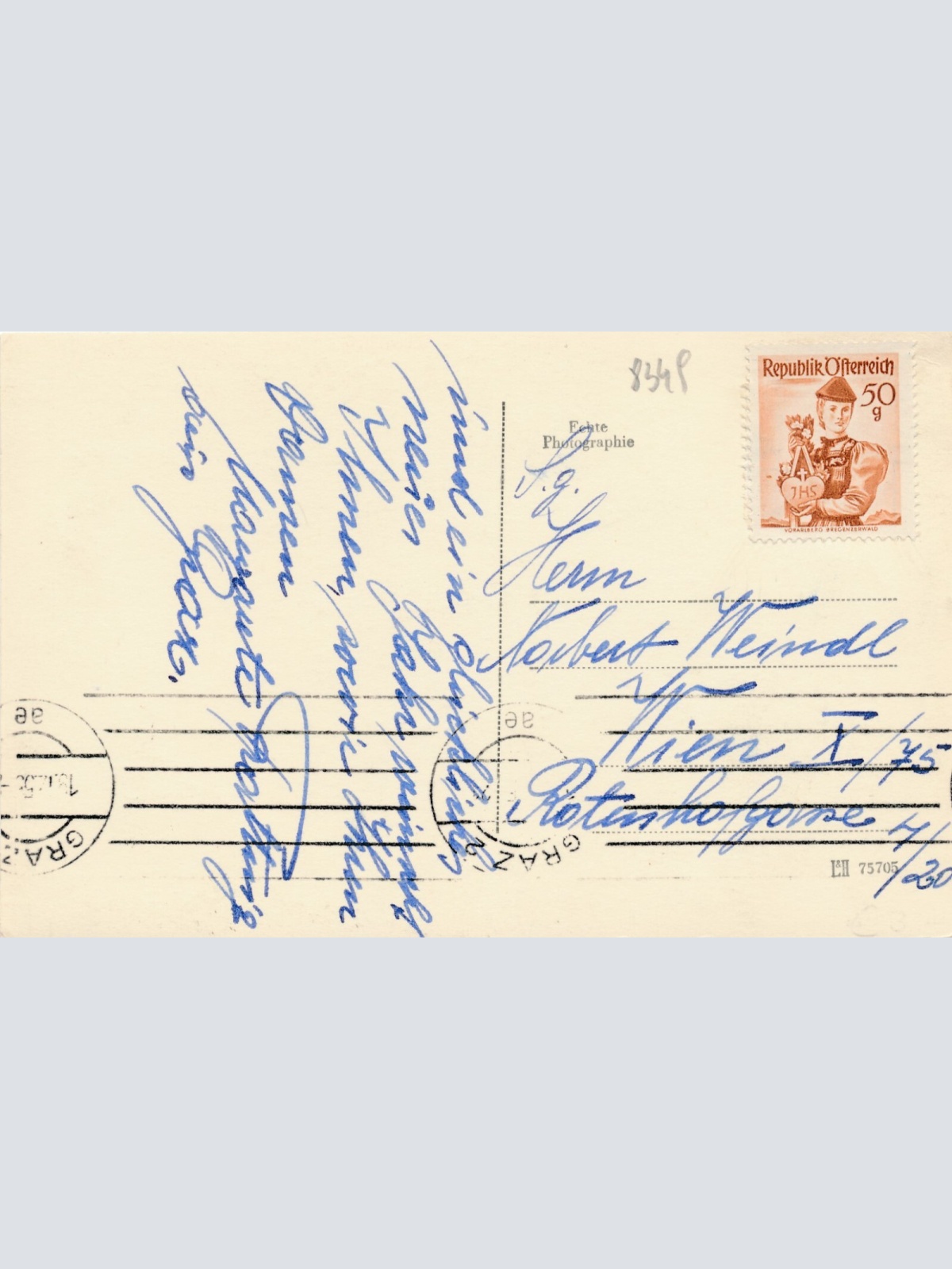 AK aus Graz im Winter Herzliche Weihnachten Steiermark Ansichtskarte (13293)