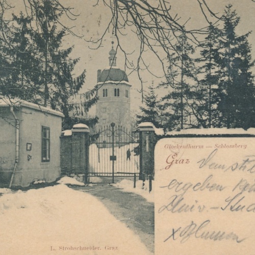 AK aus Graz Glöcklerthurm - Schlossberg Steiermark Ansichtskarte (13294)