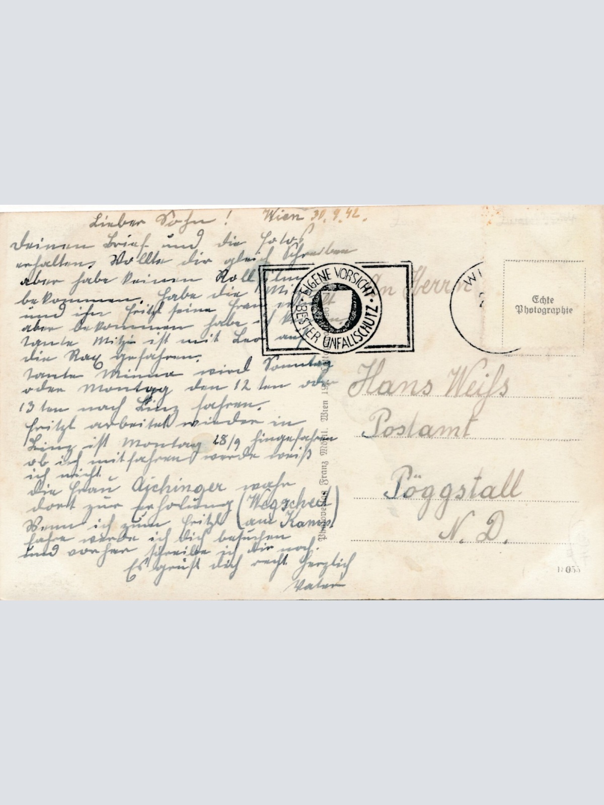 AK, Wegscheid am Kamp, Niederösterreich (S3334)