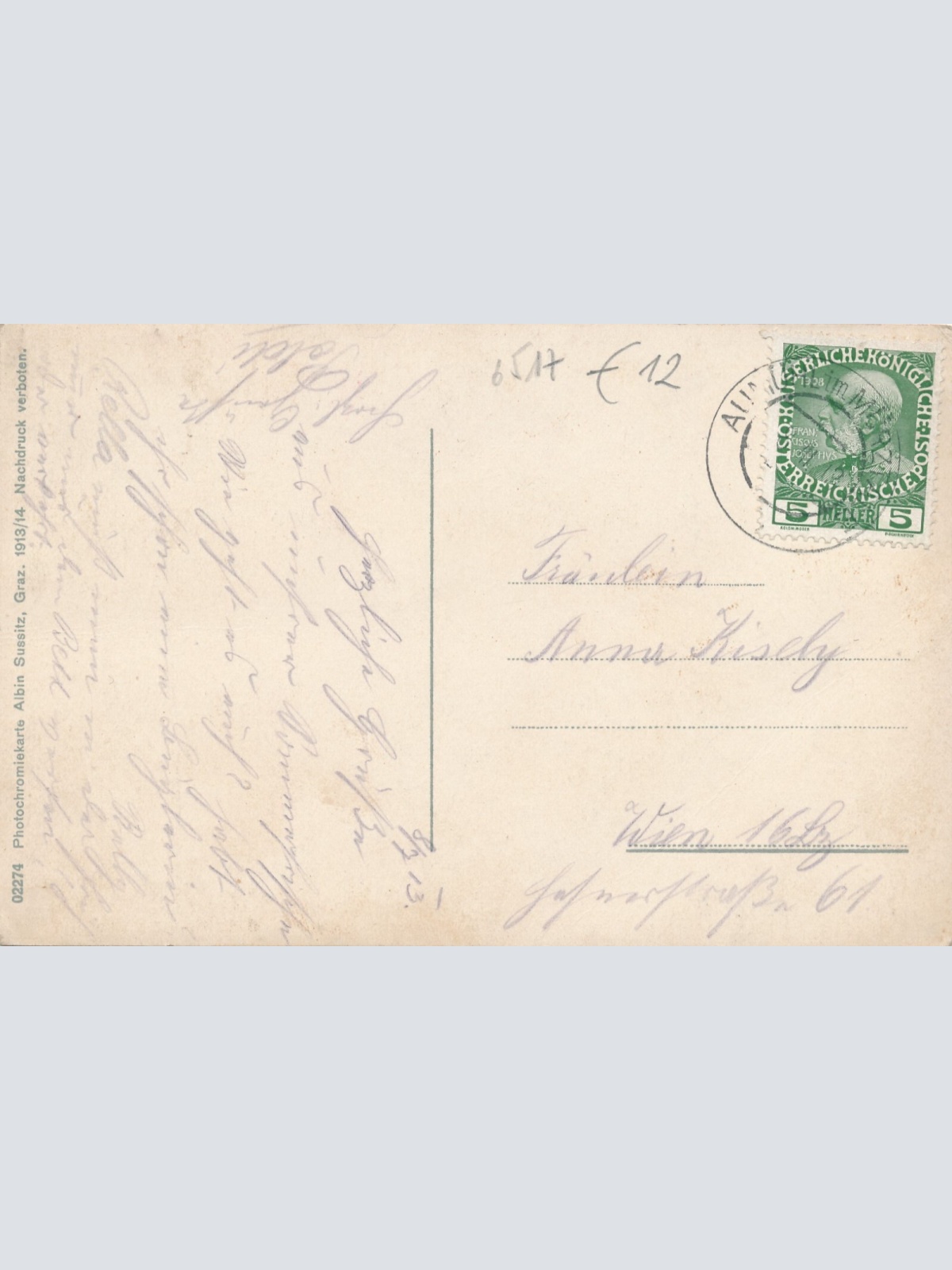 AK vom Mürztal mit Hohe Veitsch Steiermark Ansichtskarte (13272)