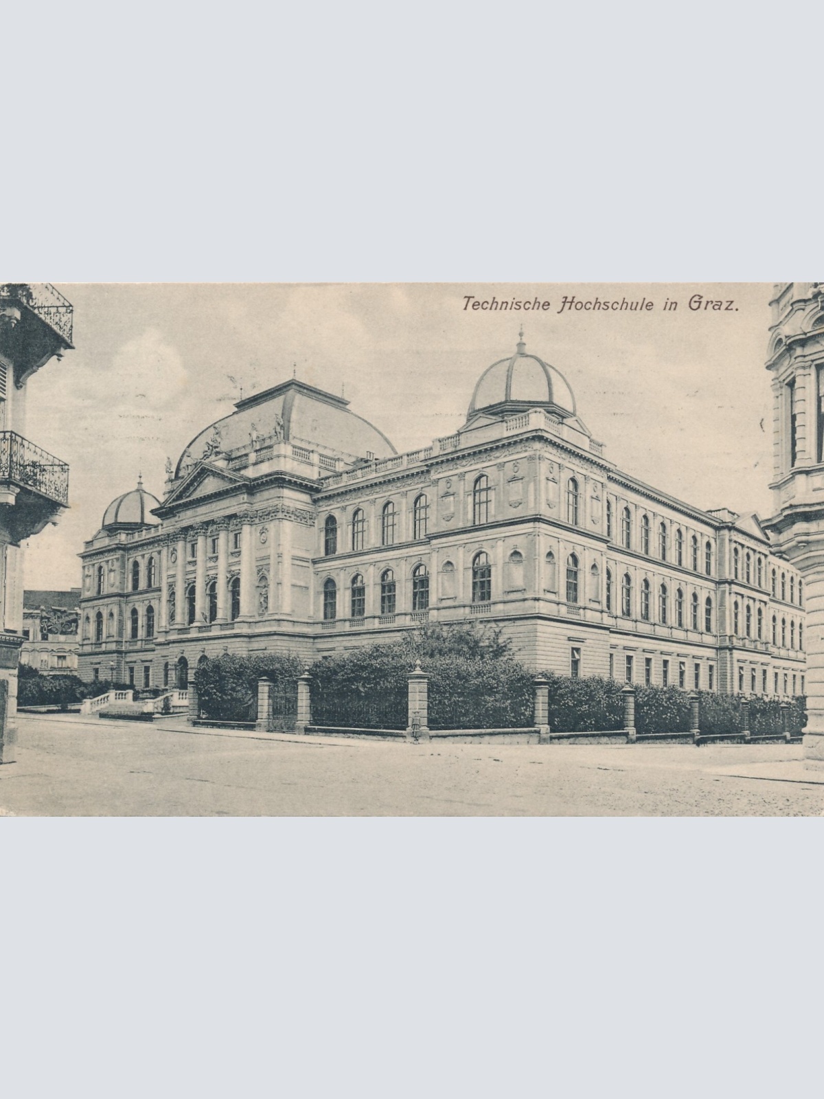 AK aus Graz Technische Hochschule Steiermark Ansichtskarte (13298)