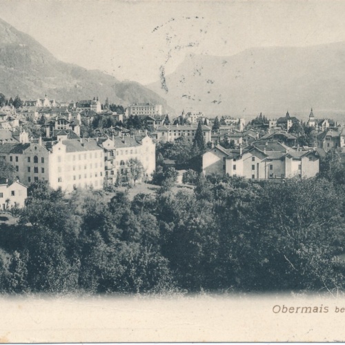 AK aus Obermais bei Meran Italien Ansichtskarte (13327)